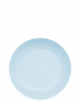 Aida - Confetti Aqua Dessert Tall. M/Relief Porcel&aelig;n 1 Stk 21 Cm. - V&auml;ikesed taldrikud - ONE SIZE x 21.8