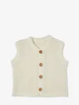 Smallstuff - Vest Boucl&eacute; Merino Wool W. Buttons - Vestid - 92-98