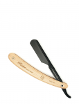Parker - Ptpba - Light Wood Handle Push Type Black Blade Holder Barber/Straight Razor - Pardlid - ONE SIZE