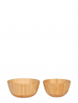 House Nordic - Signe - Bowl, Bamboo, Natural Set Of 2 - Serveerimiskausid - 7X15X15CM