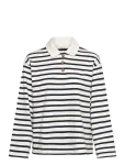 Selected - Slfwada Ls Stripe Collar Top Noos - Polod - M