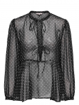 ONLY - Onlisabella Ls String Top Wvn - Pikkade varrukatega - XS