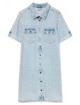 Vero Moda - Vmjennie Ss Short Denim Dress Ga Noos - P&otilde;lveni ja midi - XL