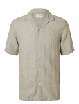Selected - Slhrelaxkylian Mix Ss Shirt Resort - L&uuml;hikeste varrukatega s&auml;rgid - L