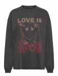 Monki - Oversized Long Sleeve T-Shirt - Dressipluusid - XS
