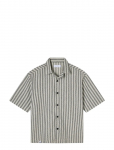 Edwin - Saga Shirt Ss - Black / White - L&uuml;hikeste varrukatega s&auml;rgid - XL