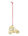 Rosendahl - Christmas Car H6.5 Gold Plated - J&otilde;ulukuulid ja kuuseehted - 6.5 CM