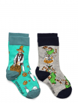 Geggamoja - Pettson & Findus Socks 2-Pack Mix 31-33 - Sokid - 31/33