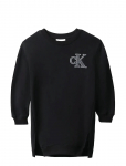 Calvin Klein - Towling Monogram Terry Ls Dress - Pikkade varrukatega vabaajakleidid - 164