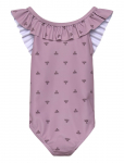 Hummel - Hmljr Bee Aop Frill Swimsuit - Ujumisriided - 74