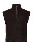 FREE/QUENT - Waistcoat From Freequent In A Soft, Knitted Material. The Waistcoat Has A Simple - Kootud vestid - XXL