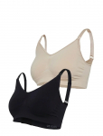 Carriwell - Original Maternity & Nursing Bra 2-Pack (Grs) - Rasedusrinnahoidjad - L