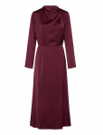 Bubbleroom - Satin High Collar Midi Dress - P&otilde;lveni ja midi - S