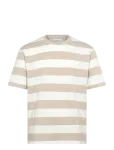 Lindbergh - Striped Oversized O-Neck Tee S/S - L&uuml;hikeste varrukatega - XXL