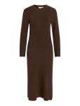 Vila - Vikerry O-Neck L/S Knit Maxi Dress-Noos - P&otilde;lveni ja midi - M