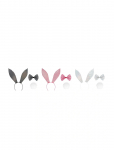 IPK - Bunny Accessory Set (Headband, Tail, Bow Tie) 3 Color Options - Kost&uuml;&uuml;mide aksessuaarid - 0