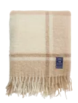 Lexington Home - Beige/White Checked Mohair Mix Throw - Tekid ja pleedid - 130X170