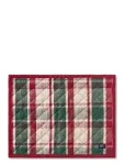 Lexington Home - Quilted Checked Linen/Cotton Placemat - Lauamatid - 35X45CM