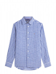 Tommy Hilfiger - Linen Essential Gingham Rf Shirt - Vabaaja s&auml;rgid - XL