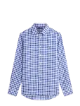 Tommy Hilfiger - Linen Essential Gingham Rf Shirt - Vabaaja s&auml;rgid - XL