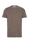 Lindbergh - Checkered Towel O-Neck Tee S/S - L&uuml;hikeste varrukatega - XXL