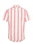GANT - Reg Cotton Linen Stripe Ss Shirt - L&uuml;hikeste varrukatega s&auml;rgid - XXXL