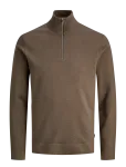 Jack & Jones - Jprblamilano Spring Knit Half Zip - Poolpika lukuga džemprid - M