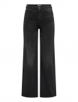 JDY - Jdyfelina-Fina Hw Wide Blk Jeansdnm Noos - Laiad - XL x 34