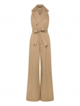 Lauren Ralph Lauren - Belted Cotton Twill Sleeveless Jumpsuit - Traksip&uuml;ksid - 36