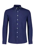 Lindbergh - M&eacute;lange Brushed Shirt L/S - Regular - Vabaaja s&auml;rgid - M
