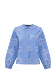 French Connection - Grayson Peter Pan Collar Top - Pikkade varrukatega - XL