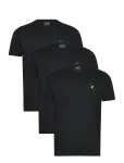 Lyle & Scott - 3-Pack Plain T-Shirt - L&uuml;hikeste varrukatega - L