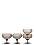 Sagaform - Billi Coupe Glass Rpet, 4-Pcs - &Scaron;ampanjaklaasid - 30 CL