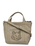 Maison Kitsune - Fox Head Mini Tote - V&auml;ikesed &uuml;le&otilde;lakotid - ONE SIZE