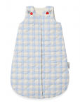 Garbo&Friends - Plaid Sky Blue Quilted Sleeping Bag - Beebi magamiskotid - 50X65X9