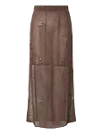 YAS - Yasnura Mesh Hw Ankle Skirt - Fest - Maksiseelikud - 38