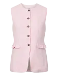 YAS - Yasagana Linen Blend Waistcoat S. - Tepitud vestid - 38