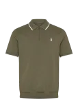Polo Ralph Lauren - Classic Fit Stretch Mesh Zip Polo Shirt - L&uuml;hikeste varrukatega - S