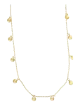 Timi Of Sweden - Liv - Coin Charm&nbsp;Necklace Stainless Steel - Kett-kaelakeed - ONE SIZE 40 cm