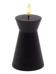 Sirius Home - Nordisk Skulptur, Sille Kegle &Oslash;6,5X10 Cm, Sort - LED-k&uuml;&uuml;nlad - ONE SIZE
