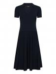 Lauren Ralph Lauren - Rib-Knit Short-Sleeve Sweater Dress - P&otilde;lveni ja midi - XL