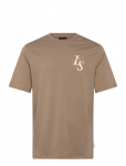 Lyle & Scott - Dandelion Script Graphic T-Shirt - L&uuml;hikeste varrukatega - XS