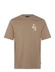Lyle & Scott - Dandelion Script Graphic T-Shirt - L&uuml;hikeste varrukatega - XS