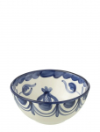 J-Line - Bowl Granada Hi Cer Wh/Blu S - Puuviljakausid - &Oslash; 14 CM
