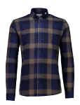 Lindbergh - Checked Brushed Shirt L/S - Ruudulised s&auml;rgid - L