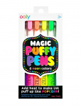 Ooly - Magic Puffy Pens 6 Pcs - Neon - Kirjatarbed - ONE SIZE