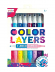 Ooly - Markers 8 Pcs - Double Sided - Colour Layers - Kirjatarbed - ONE SIZE