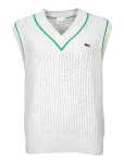 Lacoste - Crochet Effect Chunky Knit Vest - Kootud vestid - L