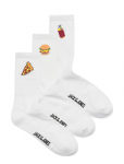 Jack & Jones - Jacfood Tennis Socks 3 Pack - Tavalised sokid - ONE SIZE
