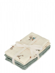 Cam Cam Copenhagen - Wash Cloth, 4 Pack - Gots - Rowan - Musliinlapid - 30X30CM